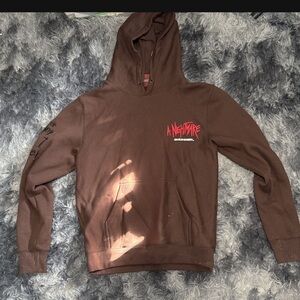 PALACE Brown and Red Hoodie Sweatshirt